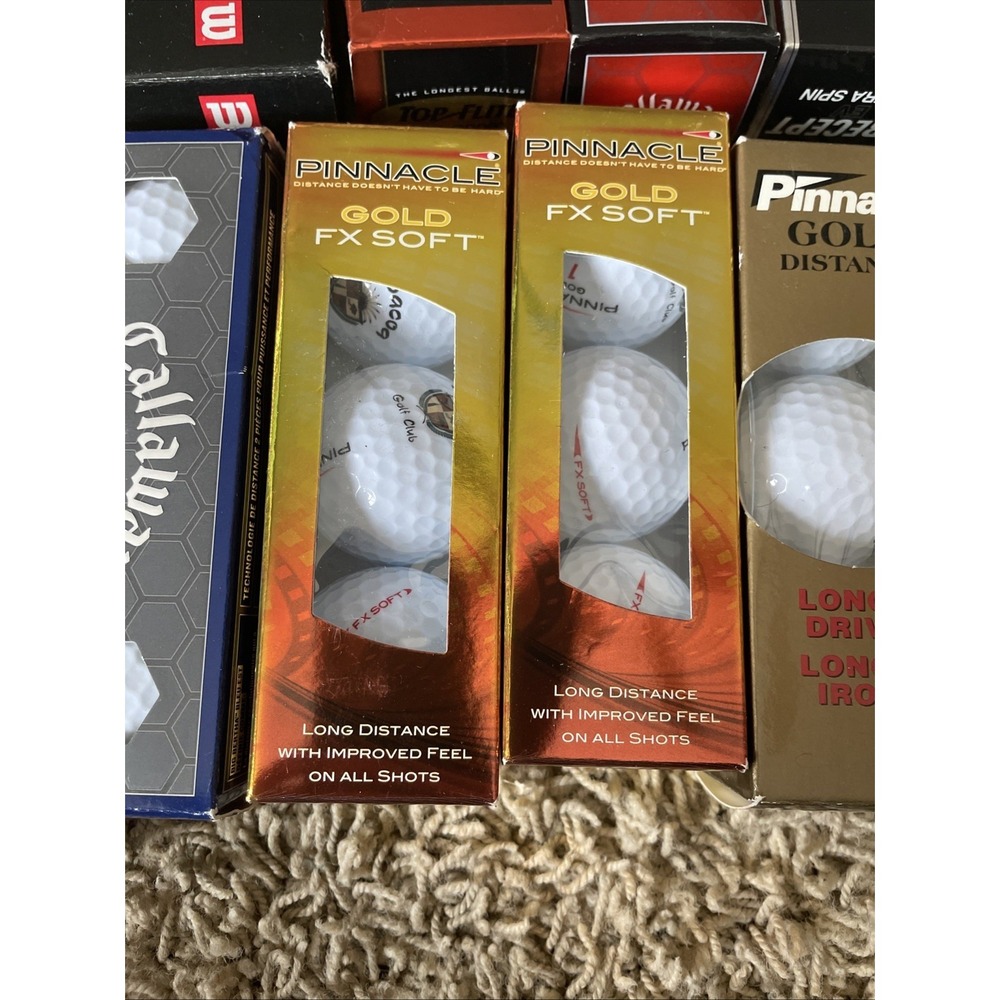 Callaway Titleist Bridgestone Golf Balls Open Box Never Used Lot of 12 Boxes - Picture 7 of 11